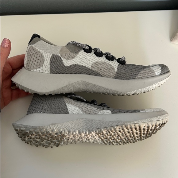 Allbirds Tree Dasher 2 Blizzard Light Gray Camo Sneaker - Picture 10 of 11